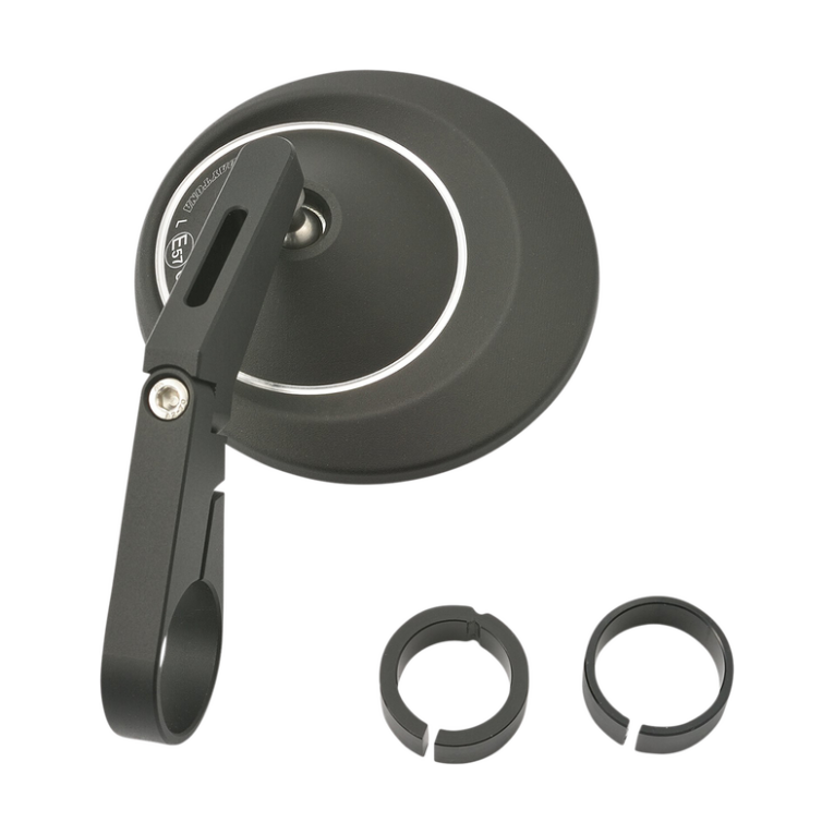 Espejo de puño Daytona D-Mirror-8 Barend Short Alu Bk