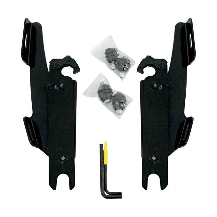 Soporte de cúpula Memphis Shades Hardware Flst Wo/Lb Blk