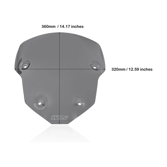 Wrs Windschutzscheibe Wscrn Sport Tri Tiger900 Dsmk