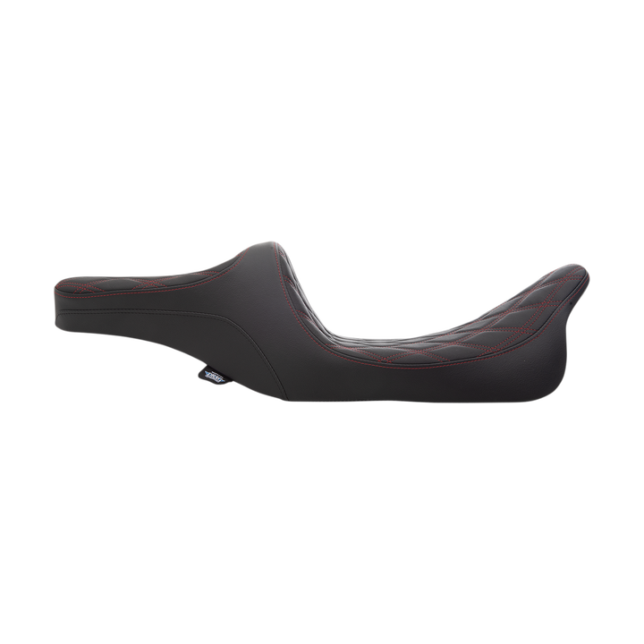 Drag Specialties Two-up seat Seat Pred Iii Ddia Red Vn
