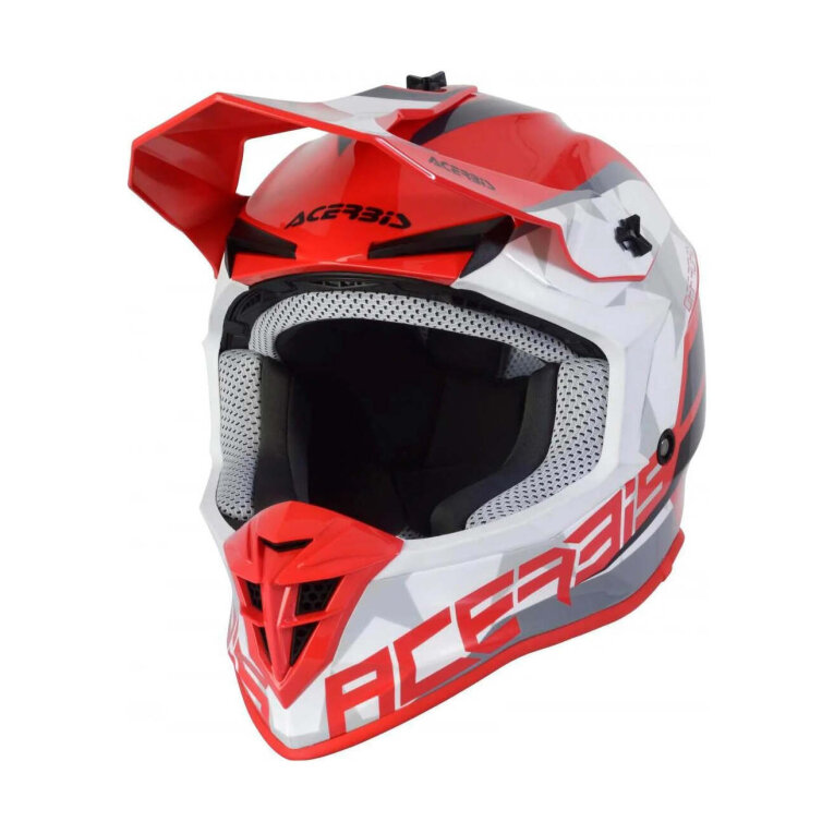 Casque intégral Acerbis Linear Red/White