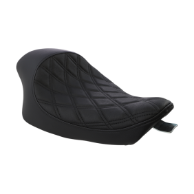 Asiento individual Drag Specialties Seat 3/4 Solo Ddblk Ynyl