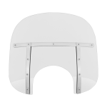 Memphis Shades Windshield 13" Fats9" Light Clr