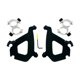 Parabrisa Memphis Shades Mnt Kit Bul N Rod S Blk