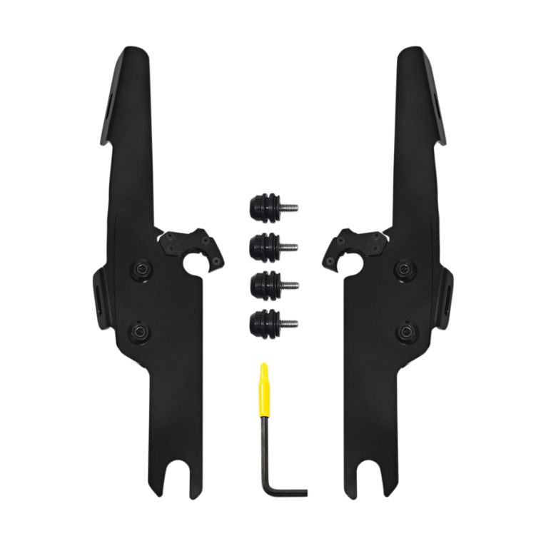 Memphis Shades Windshield Mnt Kt F/S/Bw Flhrs/Xs Bk