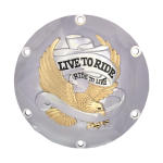 Coberturas laterais Drag Specialties Cvr Drby Ltr Gld 04-22Xl