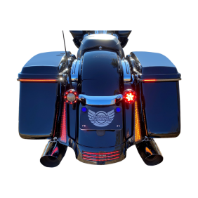 Luz de freno Custom Dynamics Led Panels Blk W/Smklns