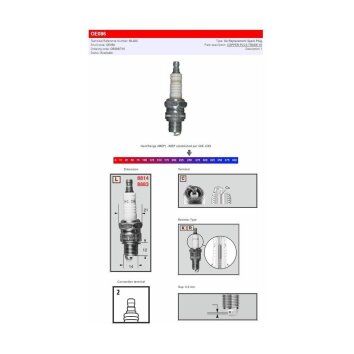 Bujía Champion Champion S-Plug Rl82C
