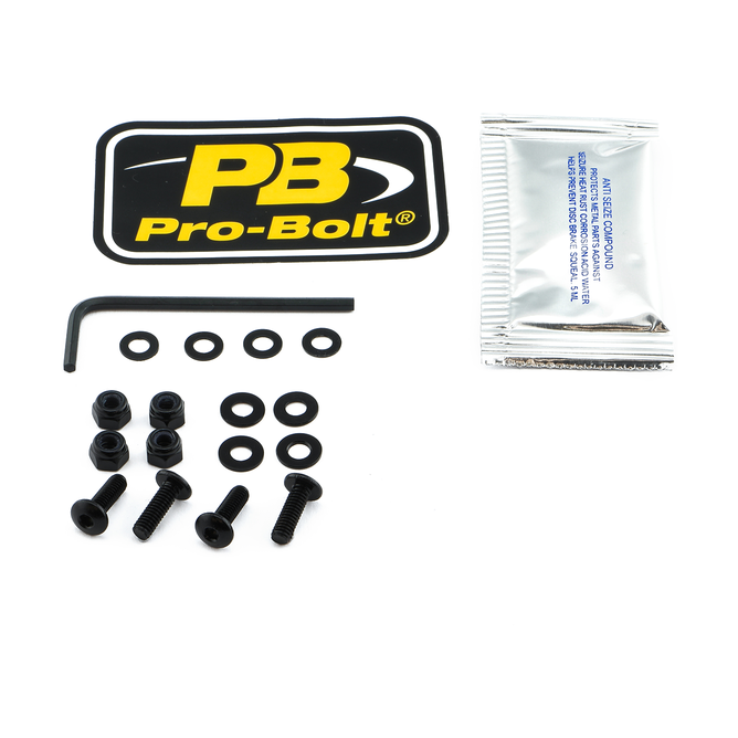 Soporte de cúpula Pro Bolt Scr Kit Screen 4/Nu Blk