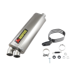 Silencioso Akrapovic para Honda | Africa twin crf 1000 l/1000 l abs/1000 ld abs | SKU: S-H10SO22-HWT