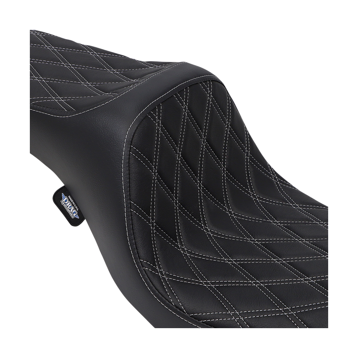 Drag Specialties Two-up seat Seat Prediii Ddia Slv Thr