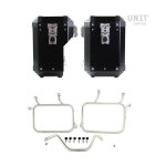 Maleta rígida Unit Garage 2 Aluminum Atlas Panniers 47L&41L + Ducati Desert Supports