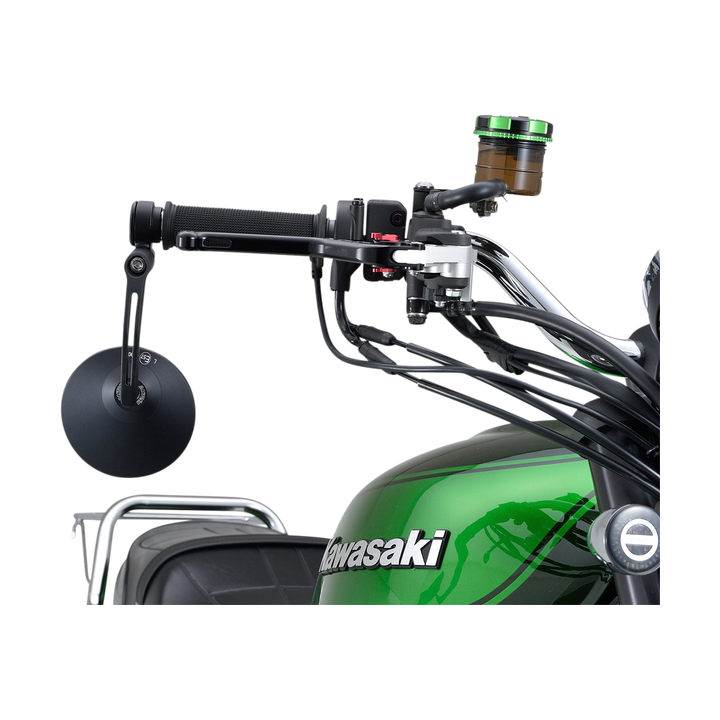 Daytona Lenkerendenspiegel D-Mirror-3 Round Barend Alu Bk