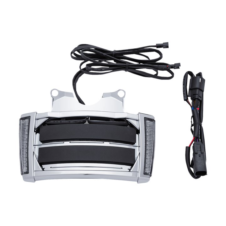 Portatarga Ciro Frame Lp W/Leds Chr/Smk