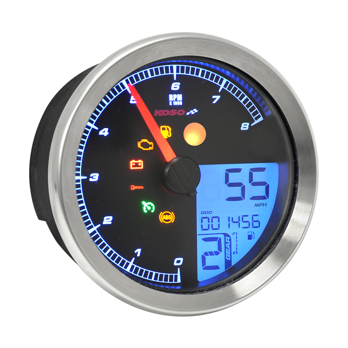 Cuentakilómetros Koso North America Tach Multi Metr Hd-04 Sil