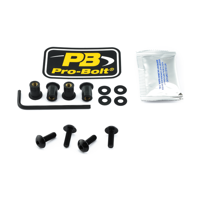 Soporte de cúpula Pro Bolt Scr Kit Screen 4 Blk
