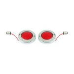 Custom Dynamics Turn signals Signal Flat 1156 Chr/Red