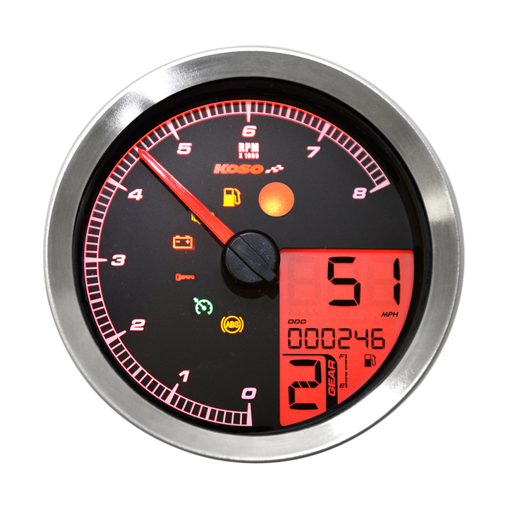 Contachilometri Koso North America Tach Multi Metr Hd-04 Bk