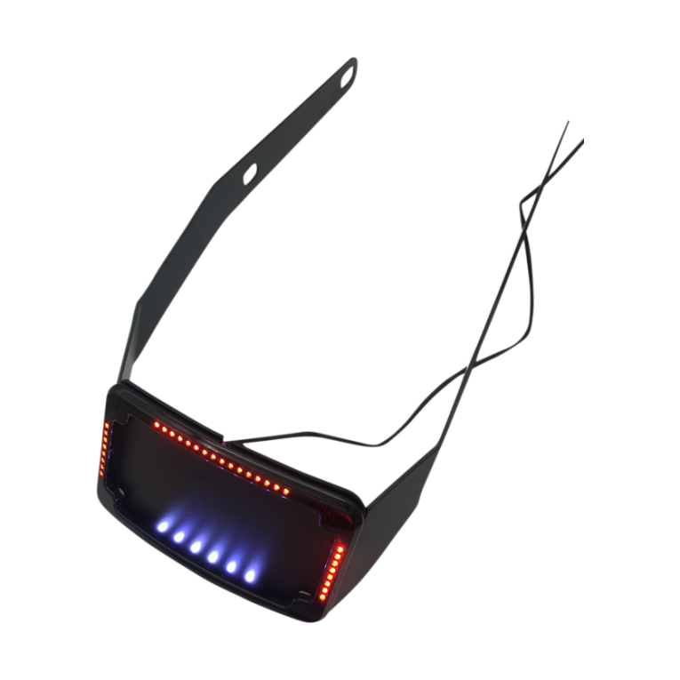 Portamatrícula Cycle Visions Frame Lp W/Sgnl Flsb Blk