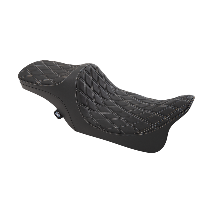 Drag Specialties Zweisitziger Sitz Seat Pred Iii Ddia Slvr