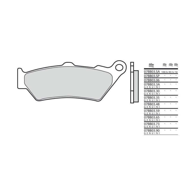 Brembo Brake pad Sinterizadas - 07BB03LA
