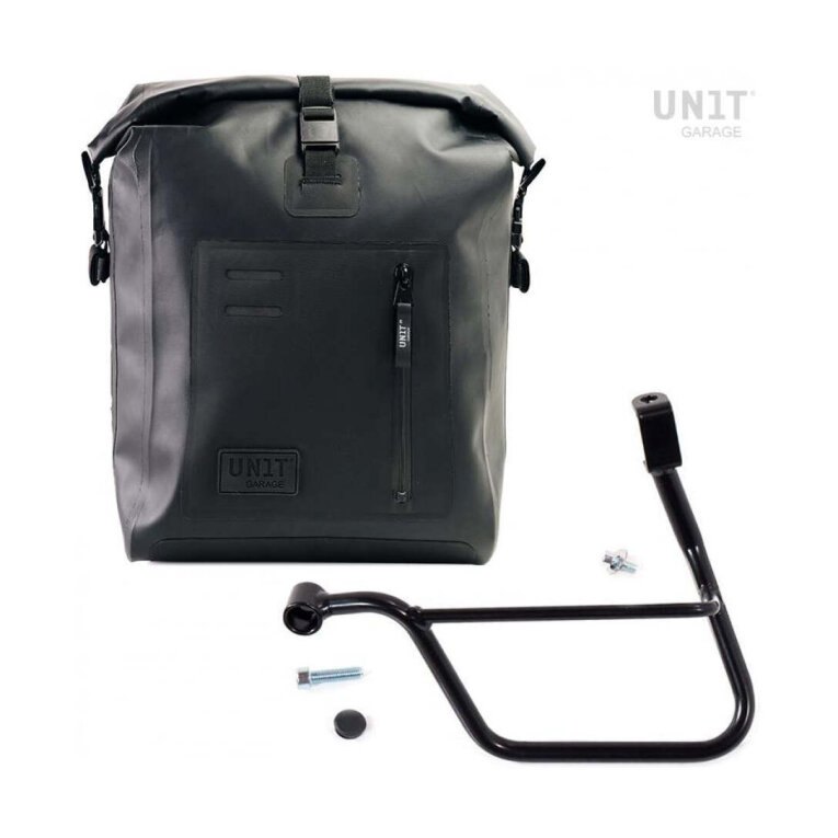 Alforja Unit Garage Side Bag Khali TPU + Support Triumph Bonneville T100 (2017 UP TO NOW)