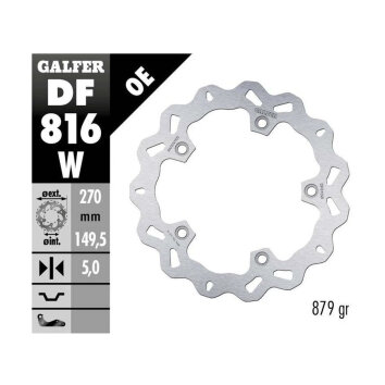 Disco de freno Galfer Wave DF816W Fijo Delantero o Trasero OE