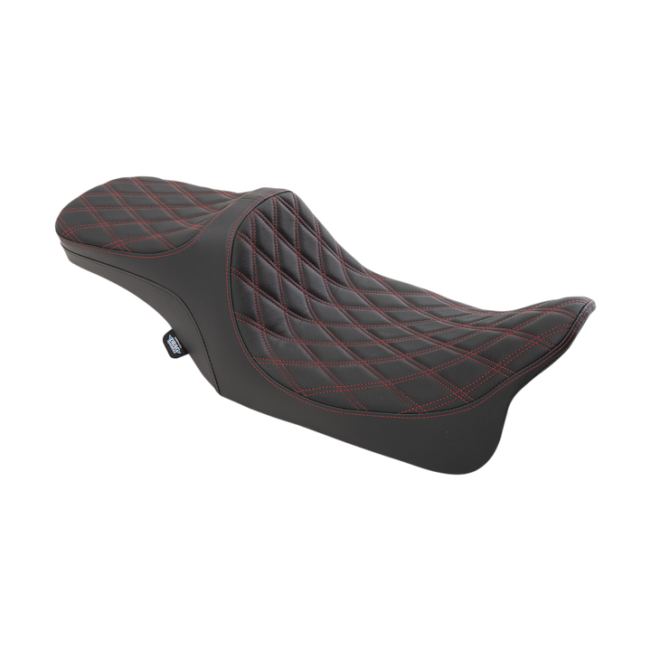 Drag Specialties Two-up seat Seat Pred Iii Ddia Red Vn