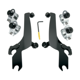 Parabrisa Memphis Shades Mnt Kit Tl S/S Hd Wid Blk