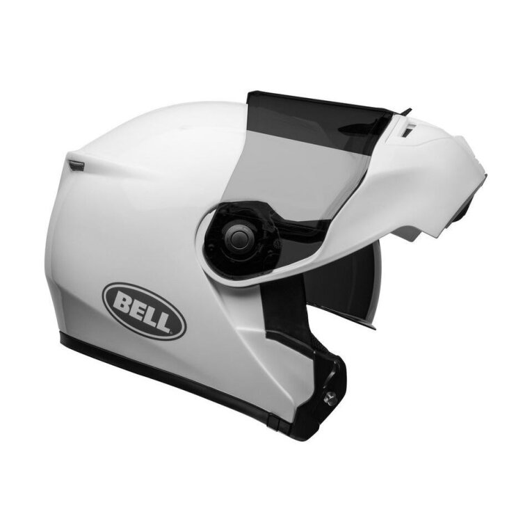 Casco modulare Bell SRT Modular Solid - Blanco brillo